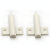 20 PCS Aircraft Shape Back Buffer Cabinet Door Anticollision Damper Shock Absorber(White)