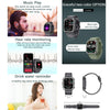 KR06 Waterproof Pedometer Sport Smart Watch, Support Heart Rate / Blood Pressure Monitoring / BT Calling(Black)