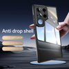 For Samsung Galaxy S25 Ultra 5G Acrylic Hybrid TPU Armor Shockproof Phone Case(Black)