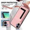 For Samsung Galaxy A05 CX01 Detachable Magsafe Magnetic Card Bag Phone Case(Pink)
