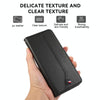 For Samsung Galaxy A33 5G ABEEL Delicate Texture Splicing RFID Leather Phone Case(Black)