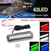 MK-042 Ship / Yacht 10-30V 42LEDs Waterproof Stainless Steel Underwater Light (Blue Light)