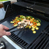 5 PCS 0.2mm Thick Barbecue Grill Mat Non-Stick BBQ Grill Mats, Size:40*33CM(Black)