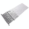 Outdoor Hiking Camping Heat-Reflective Thermal Insulation Sleeping Bag Emergency Blanket Single Envelope 200 x 72cm (Silver Gray)