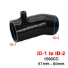 For Mazda 3 6 CX-4 Axela Atenza Intake Silicone Hose High Flow Cold Air Intake Pipe Turbo Intercooler, Specification: 1.5L-60-BK