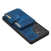For Samsung Galaxy S25 Ultra 5G Skin Feel Dream RFID Anti-theft PU Card Bag Phone Case(Peacock Blue)