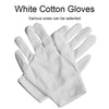 12 Pairs Pure Cotton Working Gloves, Medium Thick SizeXL