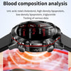 ET482 1.43 inch AMOLED Screen Sports Smart Watch Support Bluetooth Call /  ECG Function(Brown Leather Band)