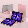 For iPad Air 11 2024 / Air 2022 10.9 mutural Y-Shape Deformation Leather Tablet Case(Pink)