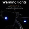 ESLNF Bike Handlebar Light LED Bicycle Turn Signal Cycling Light Waterproof Safety Warning Indicator Lamp, Style: With Tools