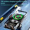 WEKOME WP-U208 15W Mechanical Transparent Wireless Charging Car Holder(Grey)