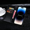 For Alcatel 1 Ultra idewei Crocodile Texture Leather Phone Case(Dark Blue)