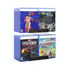 Game Card CD Disk Storage Bracket Wall Mounted Storage CD Case(Black)