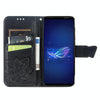 For Asus ROG Phone 6 Butterfly Love Flower Embossed Flip Leather Phone Case(Black)