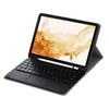 A700B-A Bluetooth Keyboard Leather Case with Pen Slot & Touchpad For Samsung Galaxy Tab S8 11 inch SM-X700 / SM-X706(Black)