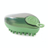 Pet Shower Brush with Soap Dispenser - Green
