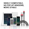 ROMOSS  CB12B 2.4A 8 Pin Fast Charging Cable For IPhone / IPad Data Cable 1.5m(Gray Black)