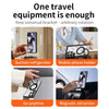 For Samsung Galaxy A56 5G Gear 360 Rotation Holder MagSafe Phone Case(Black)