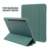 For Samsung Galaxy Tab S8 / X700 3-folding Honeycomb TPU Smart Leather Tablet Case(Black)