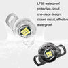 Car LED Ultra -Bright Electric Eye Reversing Light External Bulb Modified Universal Auxiliary Light, Style: Long Bright Silver Shell