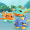 Children Toy Press Cartoon Inertia Car Baby Educational Toy Car Gift, Color: Ship Orange