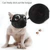 Bulldog Muzzle, Breathable, Drinkable, Wine Red, Size M