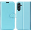 For Samsung Galaxy A26 5G Litchi Texture Horizontal Flip Leather Phone Case with Holder(Blue)