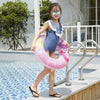 Cartoon Mermaid Pattern Thickened PVC Children Swimming Ring, Size:60