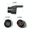 12V 7Pin to13Pin Car Plug Socket Wiring Connector Adapter Car Plug Socket for Trailer /  Truck / Bus, EU Plug