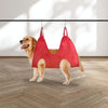 Pet Grooming Hammock, Small, Orange - Holds Up to 15kg