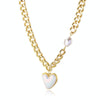 N2210-8 Thick Chain Love Ladies Temperament Necklace Collarbone Chain