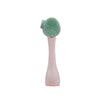 Hand-Held Silicone Cleansing Brush And Mask Brush Green White Single Head