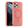 For iPhone 11 Pro MagSafe Frosted Translucent TPU + PC Full Coverage Phone Case(Red)