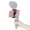 Xiletu Xj-12 Live Broadcast Bracket Fixing Clip Tripod Mount Phone Clamp with 1/4 inch Screw Holes & Cold Shoe Base