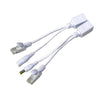 15x White 25cm PoE Splitter Cable RJ45 for IP Camera & WiFi AP