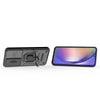 For Samsung Galaxy A36 5G Sliding Camshield TPU + PC Shockproof Phone Case with Holder(Black)