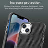 For iPhone 15 Carbon Fiber Series IMD Phone Case(Black)