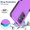 For Samsung Galaxy S24 FE 5G 2 in 1 PC + TPU Phone Case(Purple)