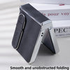 For Samsung Galaxy Z Flip5 Invisible Stand Design Fold Phone Case(Black)