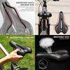 WEST BIKING YP0801086 Silicone Thickened Soft And Comfortable Bicycle Seat(Black)