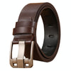 Dandali 120cm Men Rubberized Pin Buckle Belt Casual Vintage Waistband, Model: Style 6(Brown)