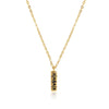 1010400301 Gold Column Exaggerated Hip Hop Style Necklace Collarbone Chains