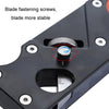 Woodworking Multi-Angle Chamfering Adjustable Depth Hand Planer, Color: Black + 6 Blades