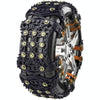 For 175~265cm Snow Emergency Snow Chains For Car SUV General Tires(Black 8764B)