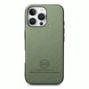 For iPhone 13 Twill Fabric Leather Skin Back Phone Case(Green)