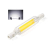 R7S 5W COB LED Lamp Bulb Glass Tube for Replace Halogen Light Spot Light,Lamp Length: 78mm, AC:110v(Warm White)