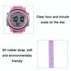 JNEW A380-86576 Student Cartoon Flamingo Waterproof Luminous Multifunction LED Electronic Watch(Pink)