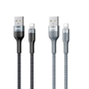 REMAX RC-064i Sury 2 Series 1m 2.4A USB to 8 Pin Data Cable for iPhone, iPad(Black)