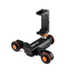 YELANGU L4X Camera Wheel Dolly + PC142 Phone Clamp with Remote, Load: 3kg