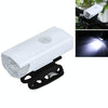 Bicycle USB Charging Headlight Lighting Cycling Equipment, Color:White 2255 Light